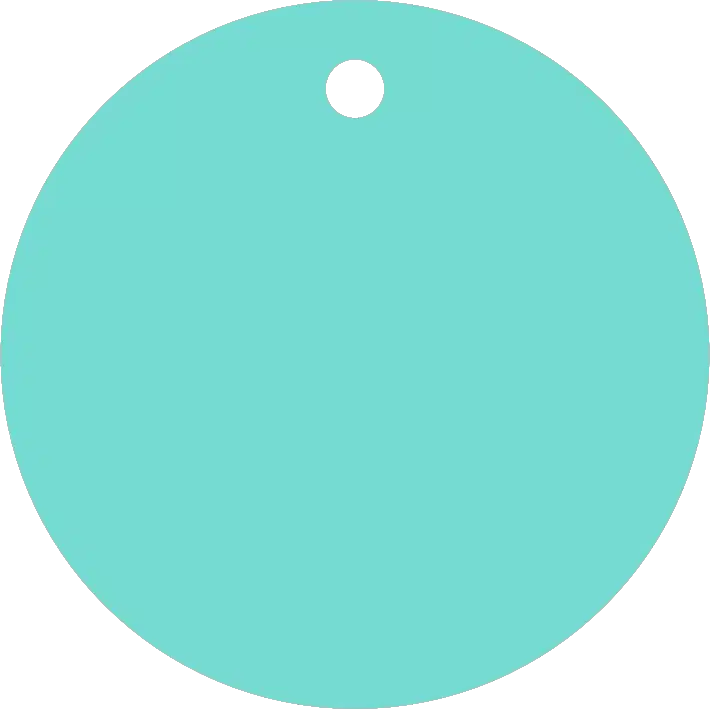 60mm Acrylic Round Blank | Pastel and Botanical Colours | 3mm Thick