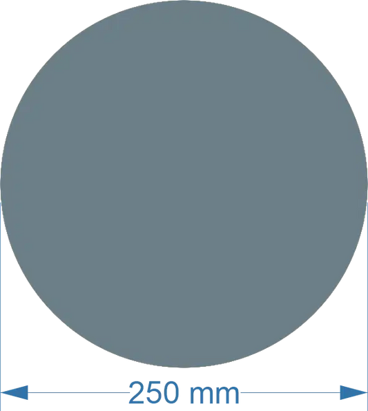 250mm Acrylic Round Blank | Pastel and Botanical Colours | 3mm Thick