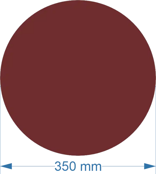 350mm Acrylic Round Blank | Pastel and Botanical Colours | 3mm Thick
