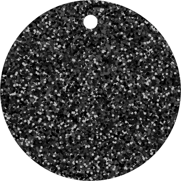 50mm Acrylic Round Blank | Glitter Colours | 3mm Thick