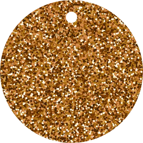 50mm Acrylic Round Blank | Glitter Colours | 3mm Thick