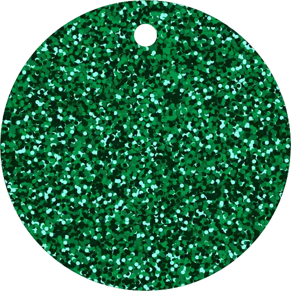 50mm Acrylic Round Blank | Glitter Colours | 3mm Thick