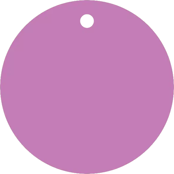 50mm Acrylic Round Blank | Pastel and Botanical Colours | 3mm Thick