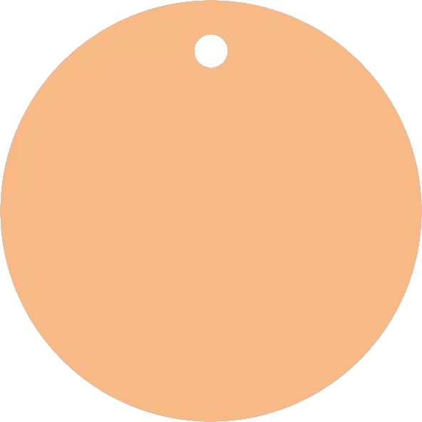 50mm Acrylic Round Blank | Pastel and Botanical Colours | 3mm Thick