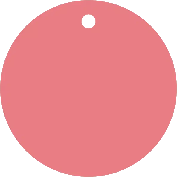 50mm Acrylic Round Blank | Pastel and Botanical Colours | 3mm Thick