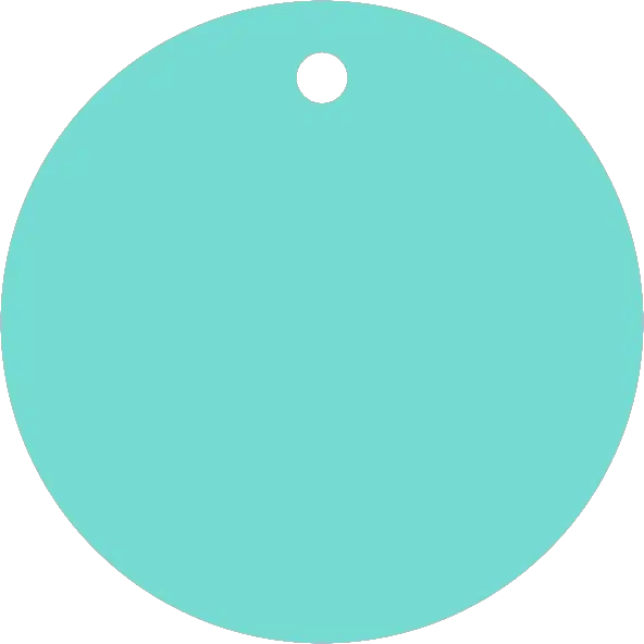 50mm Acrylic Round Blank | Pastel and Botanical Colours | 3mm Thick