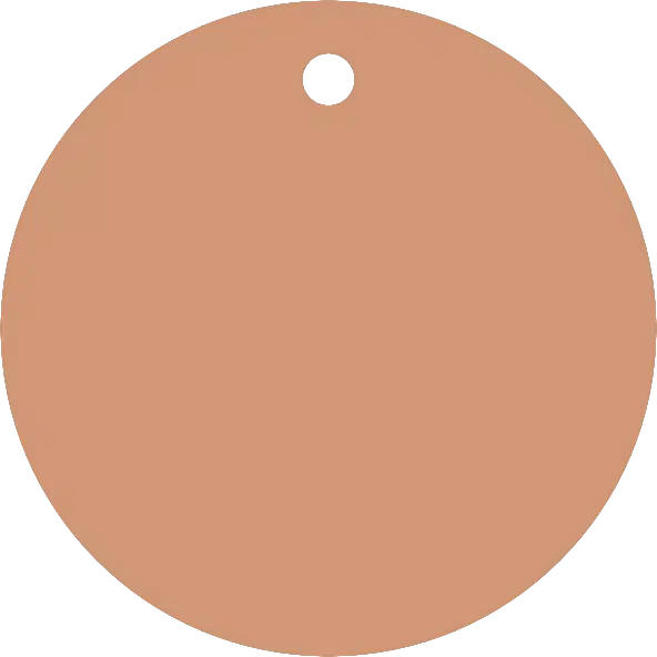 50mm Acrylic Round Blank | Pastel and Botanical Colours | 3mm Thick