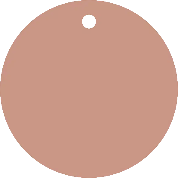 50mm Acrylic Round Blank | Pastel and Botanical Colours | 3mm Thick