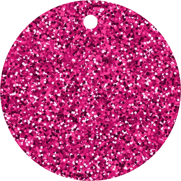 50mm Acrylic Round Blank | Glitter Colours | 3mm Thick