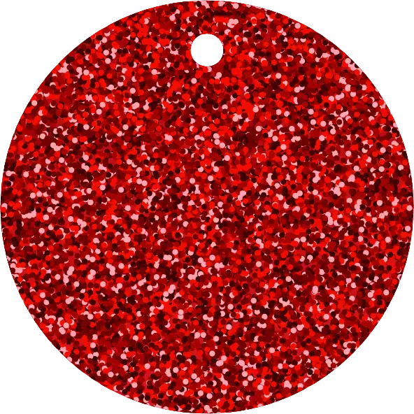 50mm Acrylic Round Blank | Glitter Colours | 3mm Thick