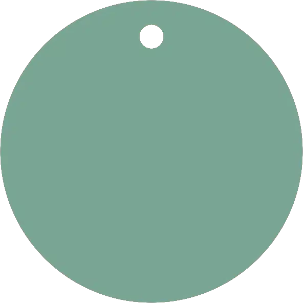 50mm Acrylic Round Blank | Pastel and Botanical Colours | 3mm Thick