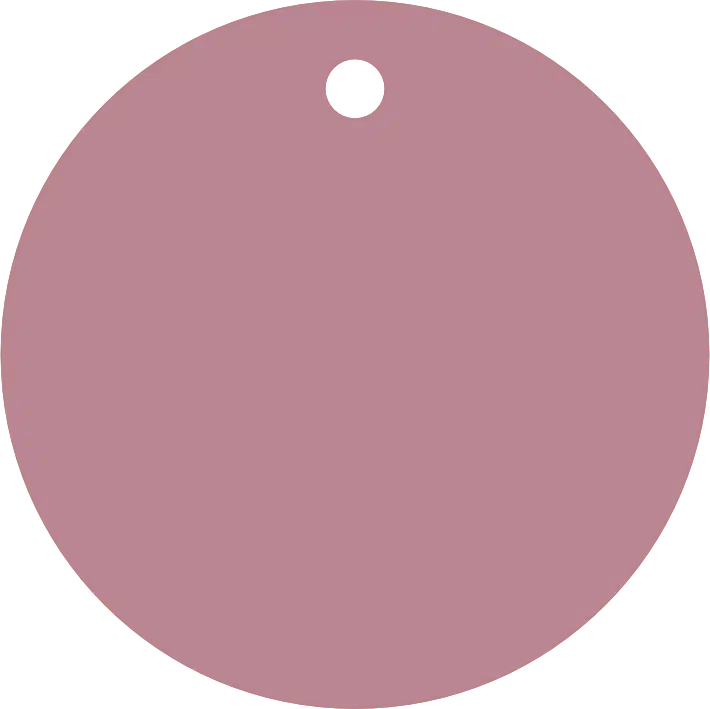 60mm Acrylic Round Blank | Pastel and Botanical Colours | 3mm Thick