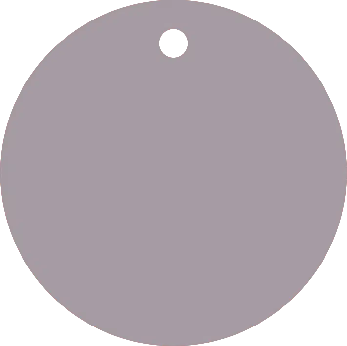 60mm Acrylic Round Blank | Pastel and Botanical Colours | 3mm Thick