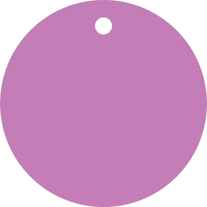 60mm Acrylic Round Blank | Pastel and Botanical Colours | 3mm Thick
