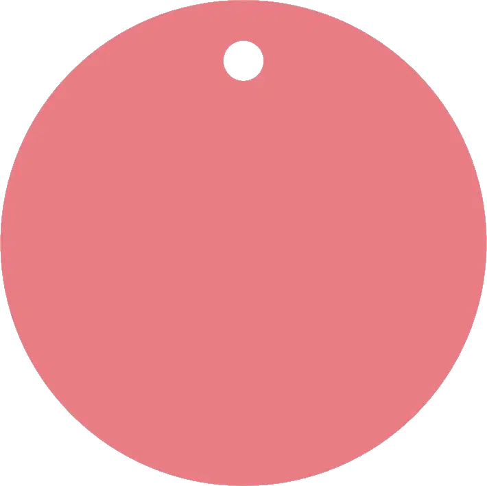 60mm Acrylic Round Blank | Pastel and Botanical Colours | 3mm Thick