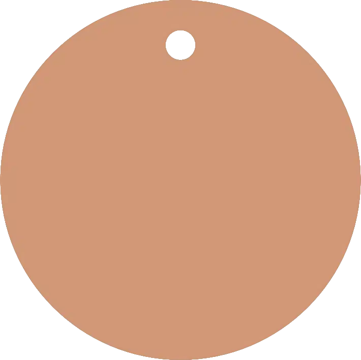 60mm Acrylic Round Blank | Pastel and Botanical Colours | 3mm Thick