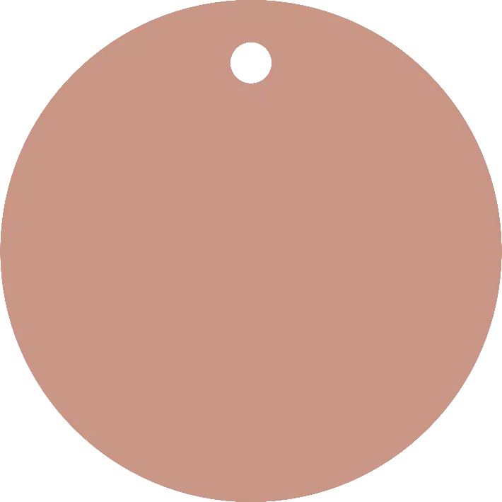 60mm Acrylic Round Blank | Pastel and Botanical Colours | 3mm Thick