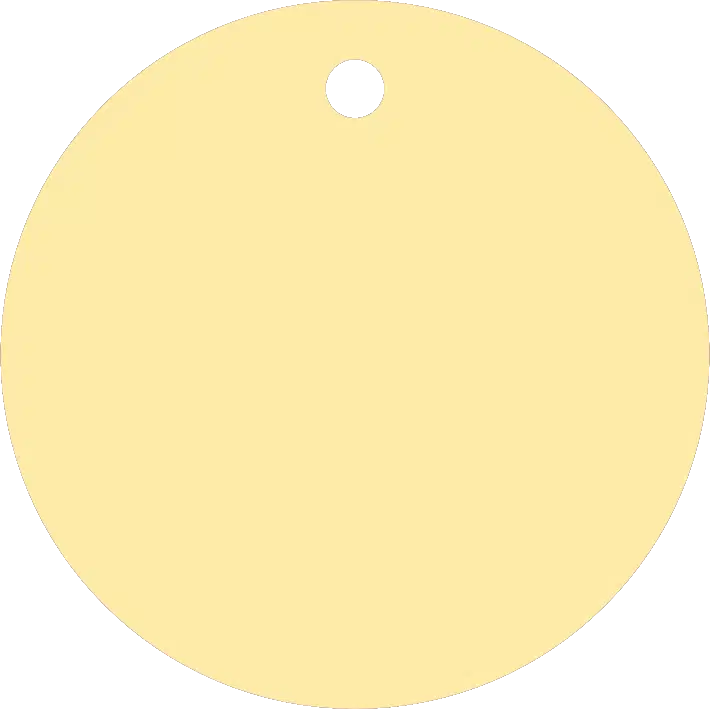 70mm Acrylic Round Blank | Pastel and Botanical Colours | 3mm Thick