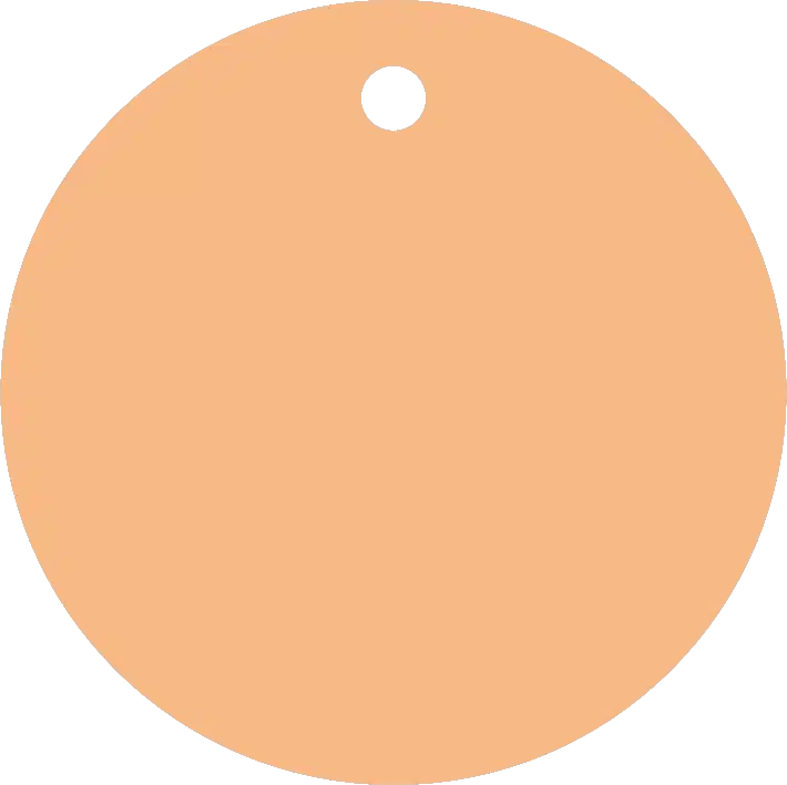 70mm Acrylic Round Blank | Pastel and Botanical Colours | 3mm Thick