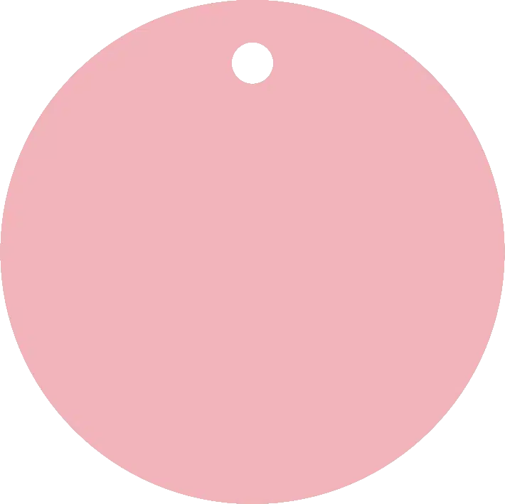 70mm Acrylic Round Blank | Pastel and Botanical Colours | 3mm Thick