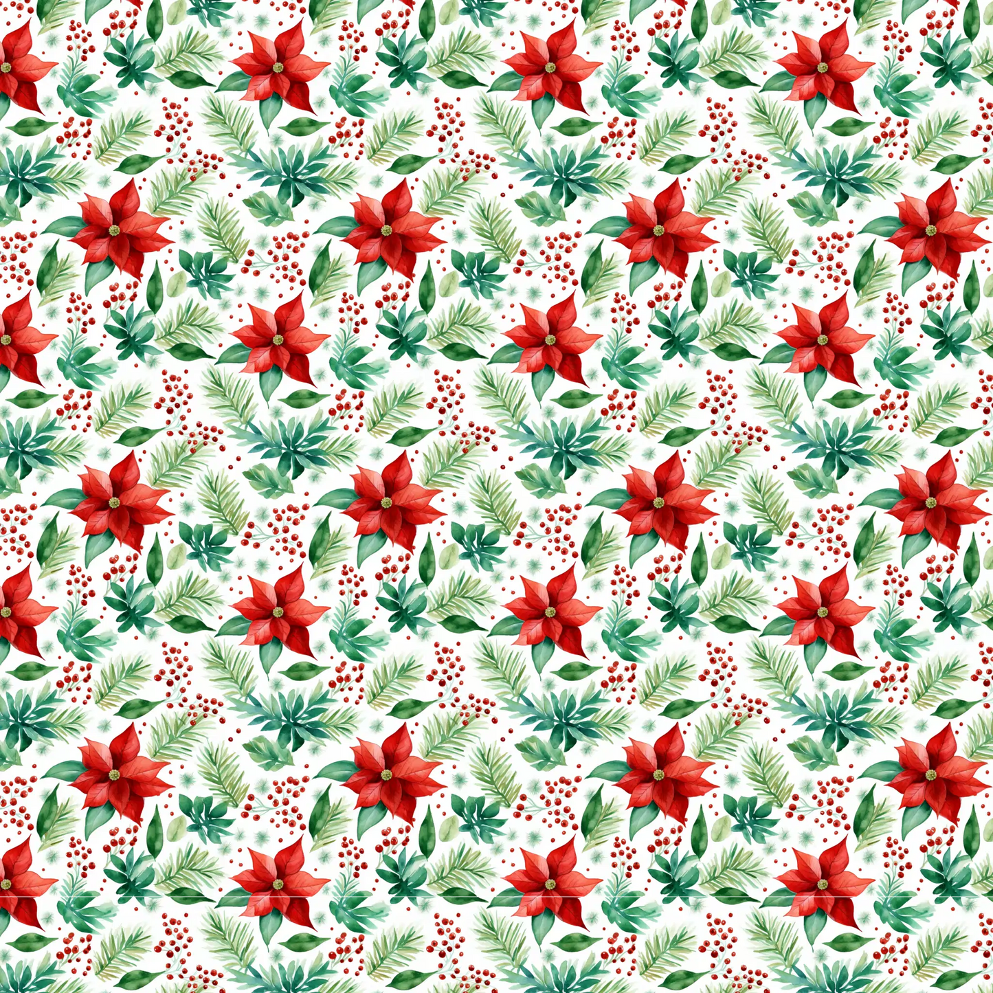 Christmas Poinsettia | UV Printed Acrylic Panel