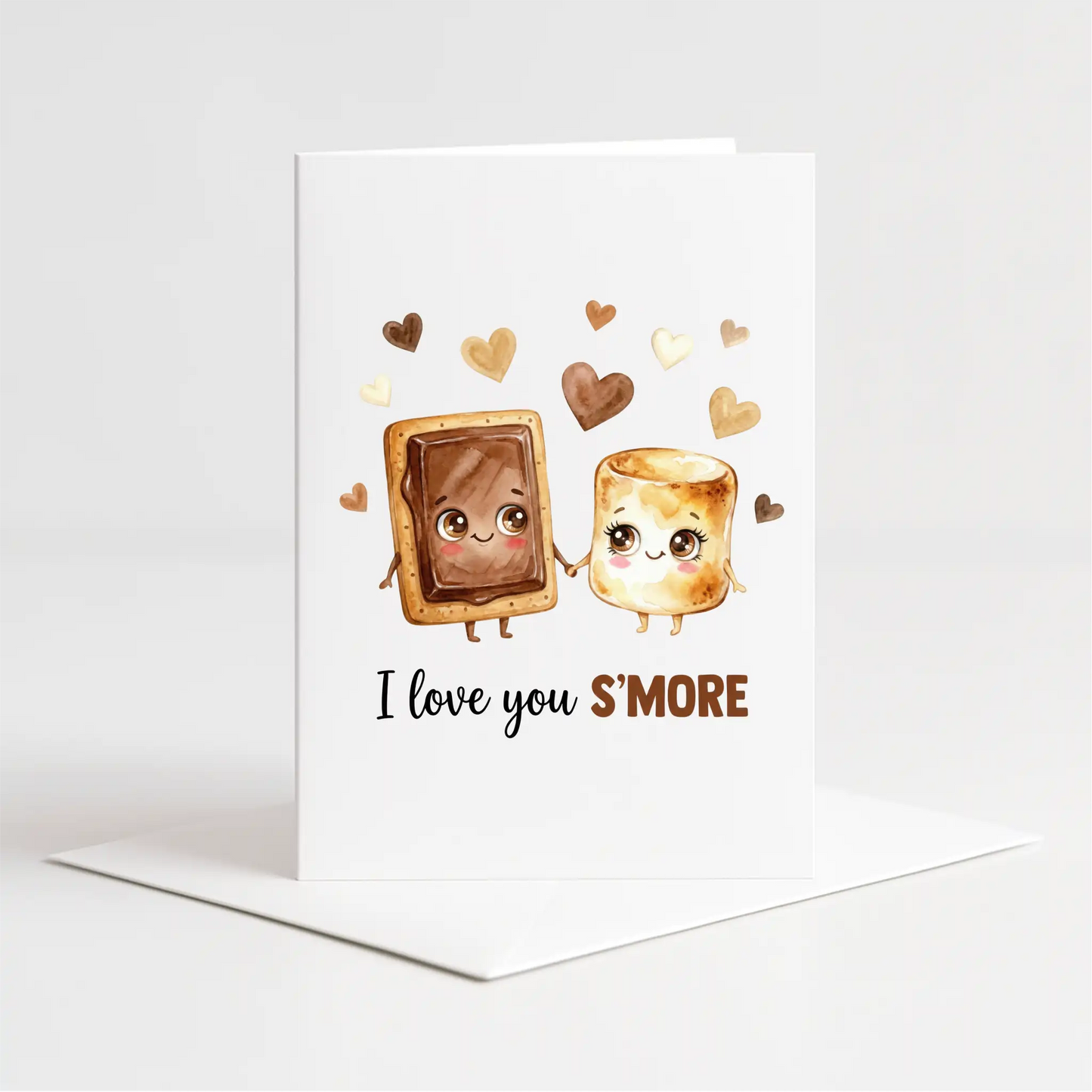 "I Love You S'more" Card – Custom Personalised Message Printed Inside