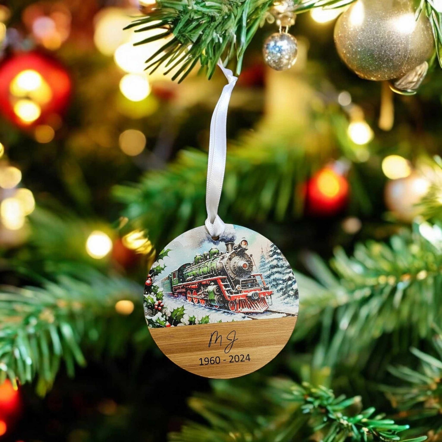 Personalised Photo Printed Wooden Ornament