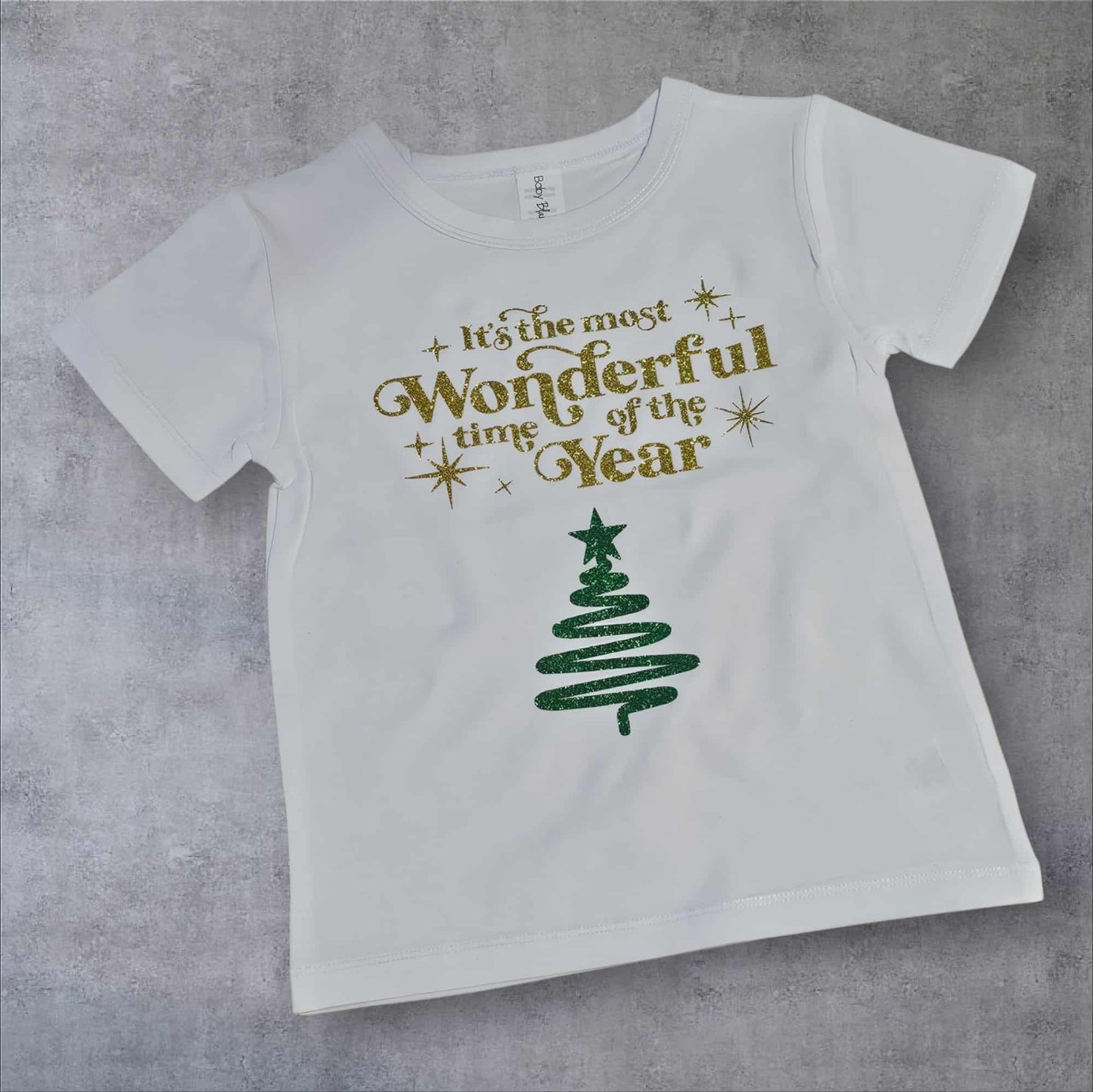 “It’s the Most Wonderful Time of the Year” Kids Christmas T-Shirt – Sizes 1 – 5