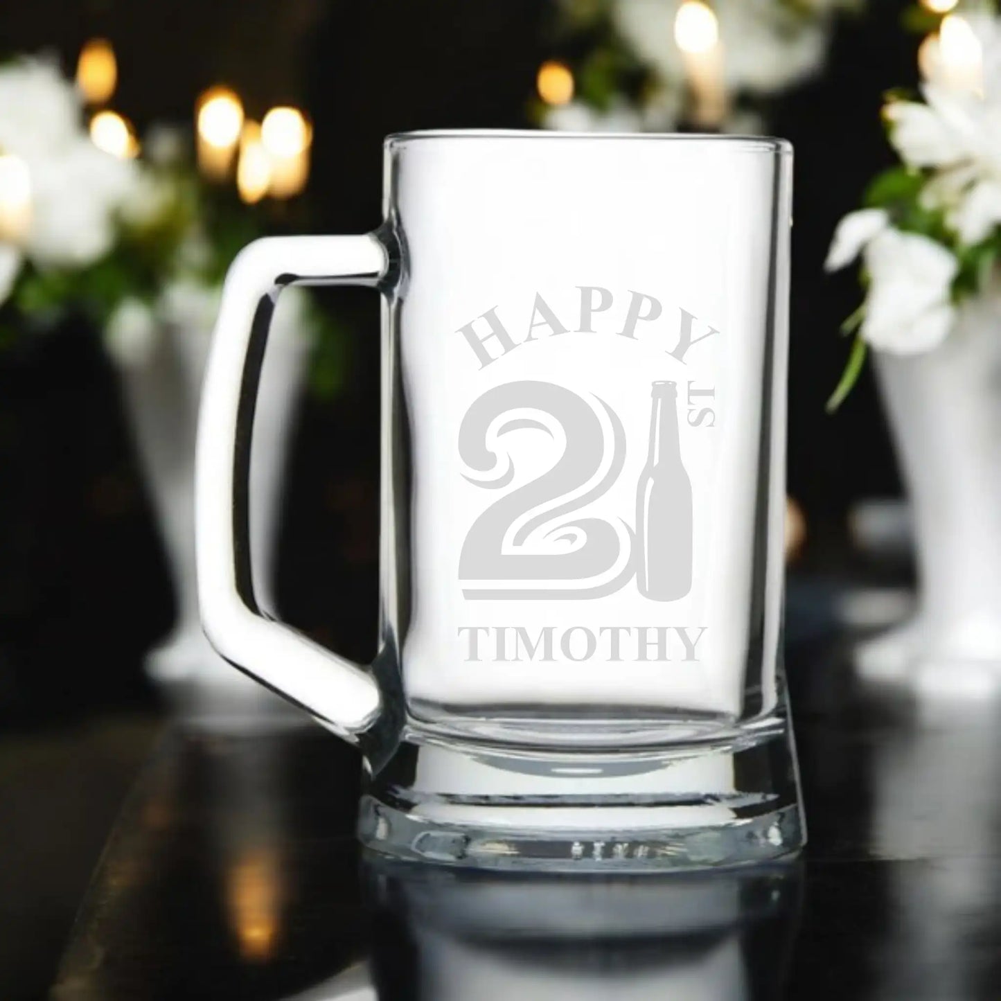 Personalised 21st Beer Mug