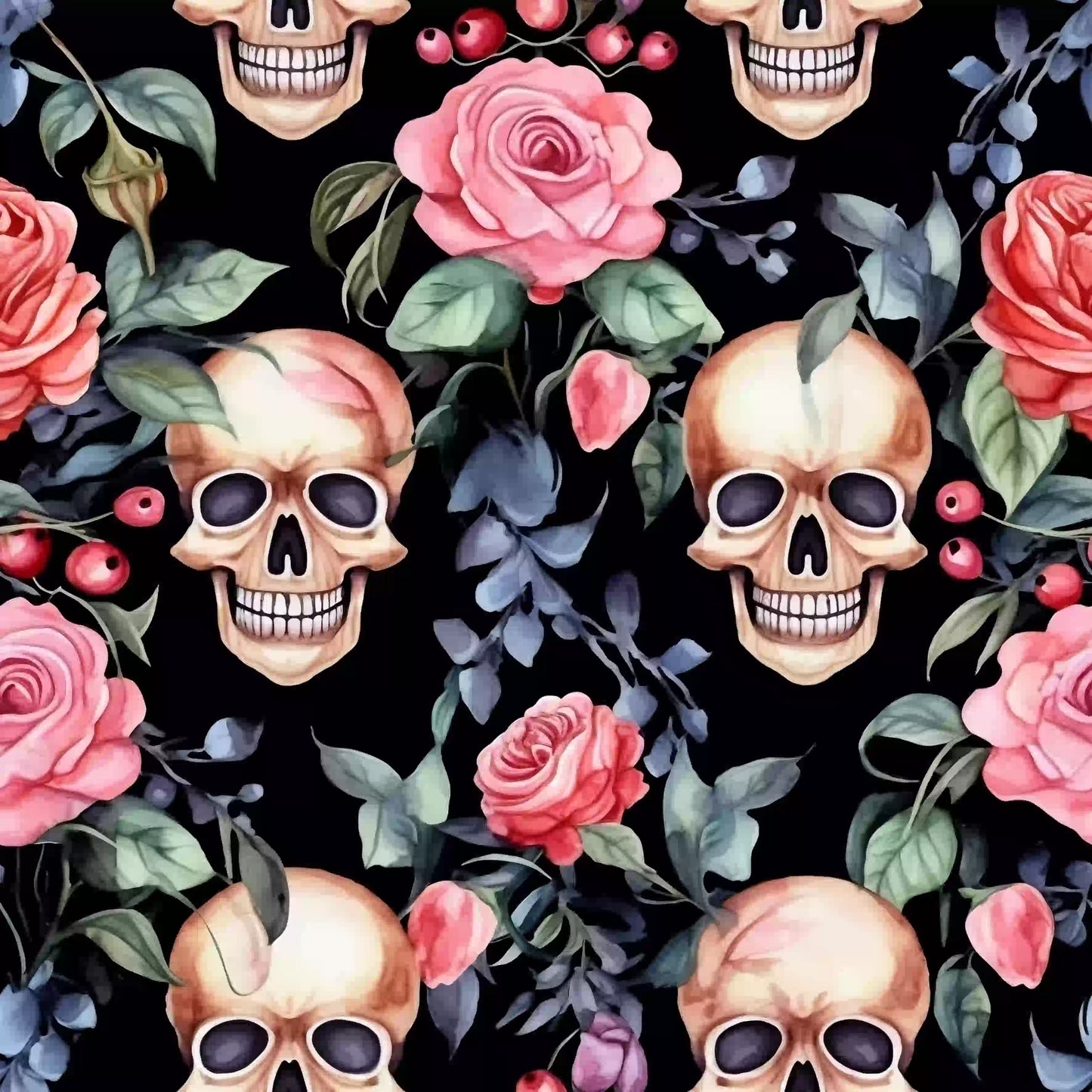 Skulls & Roses | UV Printed Acrylic Panel