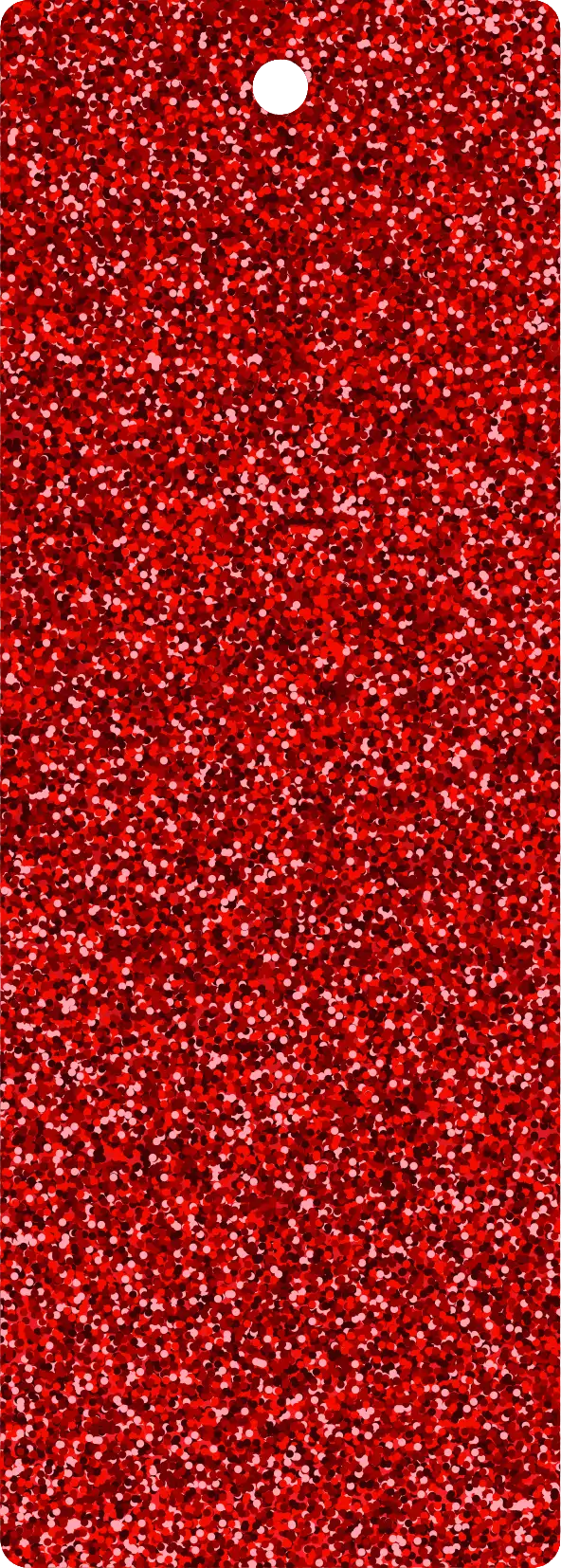 Standard Rectangular Bookmark with Rounded Corners Acrylic Blank | Glitter Colours | 3mm Thick