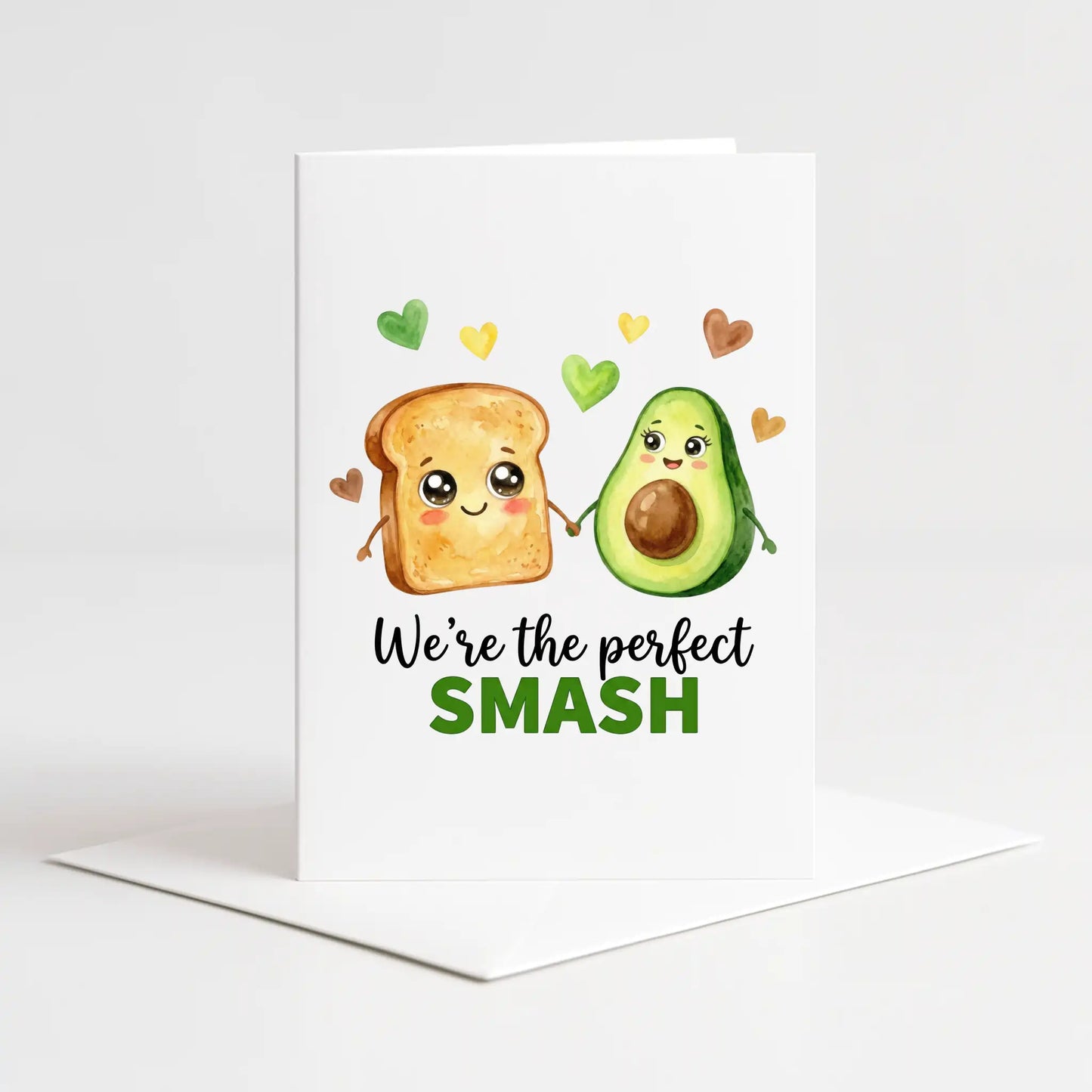 "We're the Perfect Smash" Card – Custom Personalised Message Printed Inside