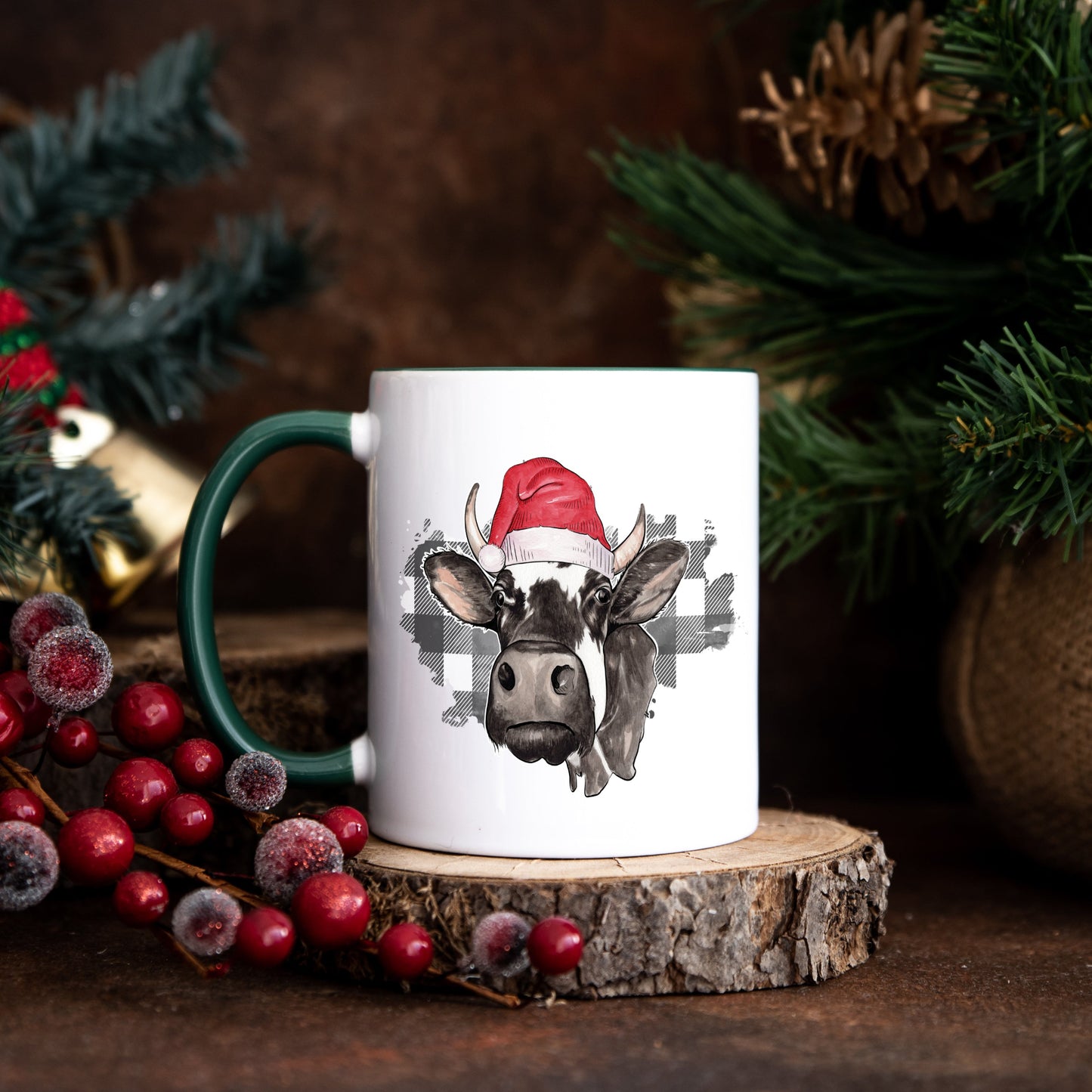 Christmas Cow Coffee Mug | A Personal Touch