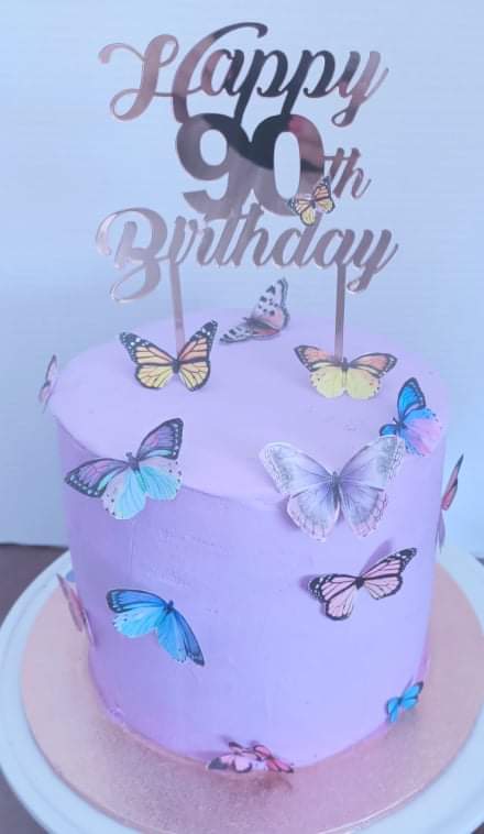 Happy 90th Birthday Cake Topper