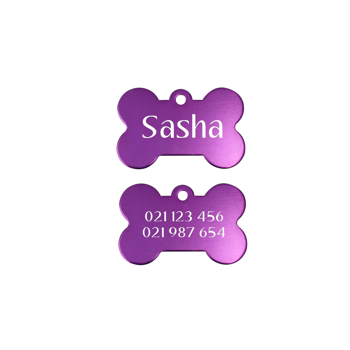 Pet Name Tags - Standard (name and contact number)