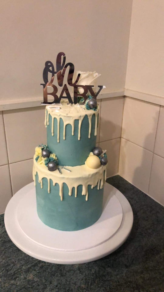 Oh Baby Cake Topper - Acrylic