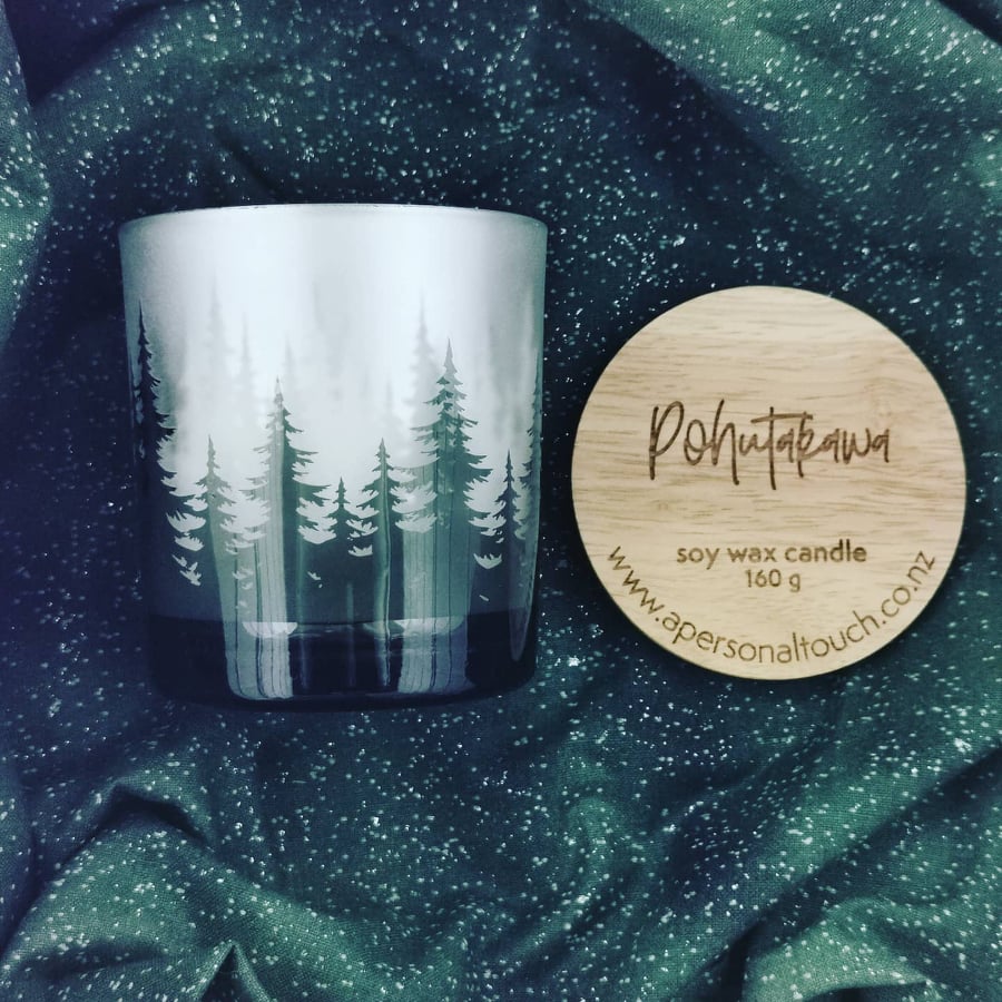 Pohutakawa Christmas Candle