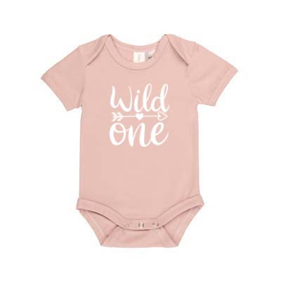 Wild One | Short Sleeve Baby Onesie