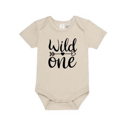 Wild One | Short Sleeve Baby Onesie