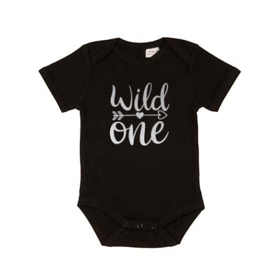 Wild One | Short Sleeve Baby Onesie