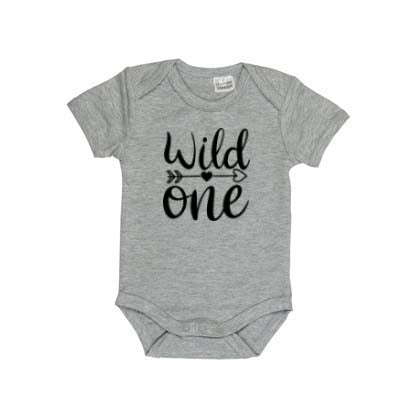 Wild One | Short Sleeve Baby Onesie