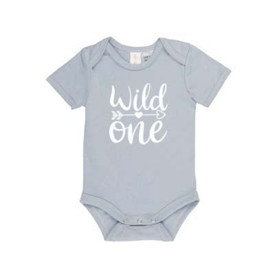 Wild One | Short Sleeve Baby Onesie