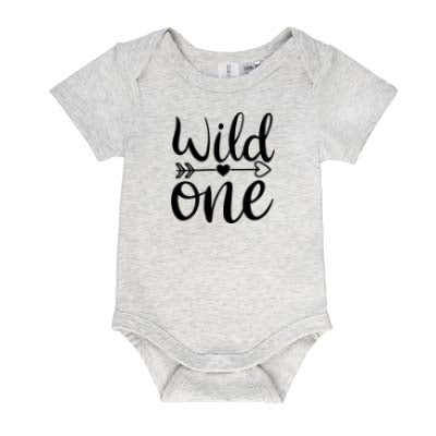 Wild One | Short Sleeve Baby Onesie
