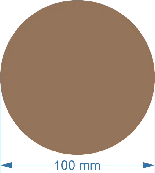 100mm Acrylic Round Blank | Pastel and Botanical Colours | 3mm Thick