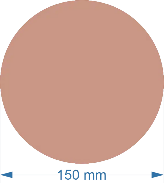 150mm Acrylic Round Blank | Pastel and Botanical Colours | 3mm Thick