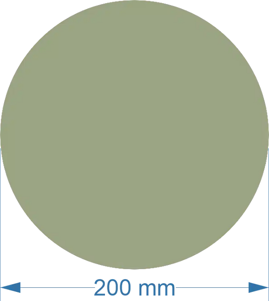 200mm Acrylic Round Blank | Pastel and Botanical Colours | 3mm Thick
