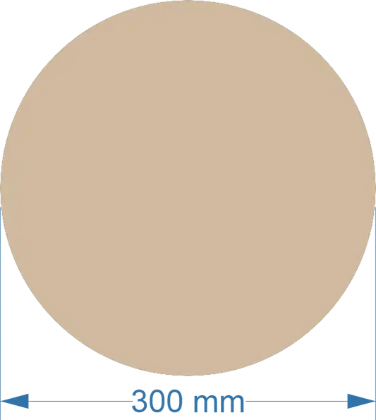 300mm Acrylic Round Blank | Pastel and Botanical Colours | 3mm Thick