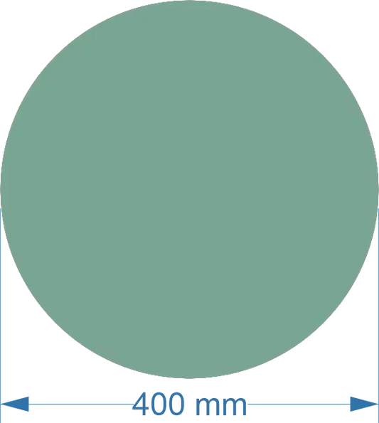 400mm Acrylic Round Blank | Pastel and Botanical Colours | 3mm Thick