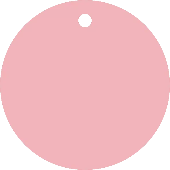 50mm Acrylic Round Blank | Pastel and Botanical Colours | 3mm Thick