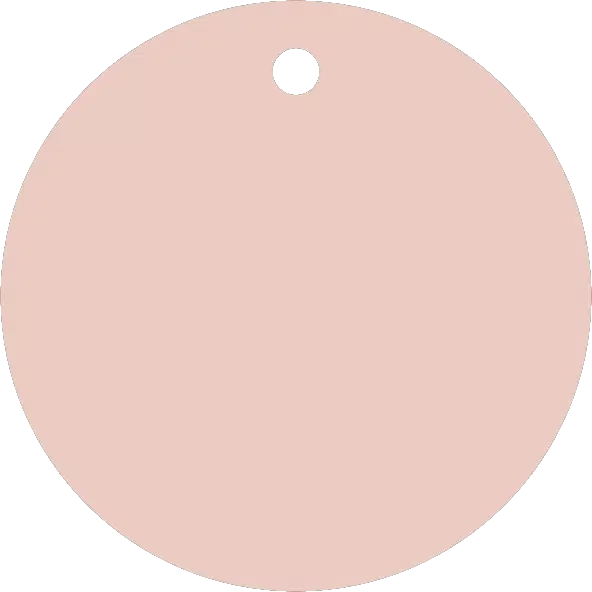 50mm Acrylic Round Blank | Pastel and Botanical Colours | 3mm Thick